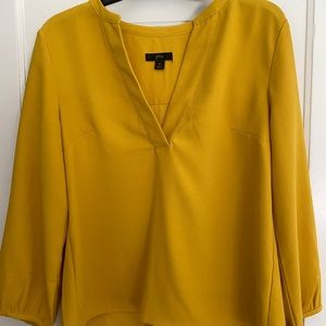 Yellow J.Crew blouse